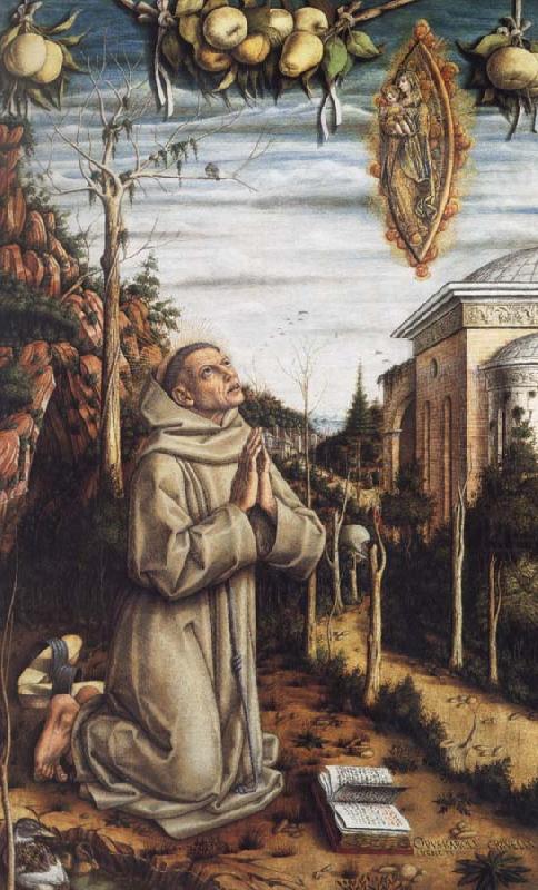 The Vision of the Blessed Gabriele Ferretti, Carlo Crivelli